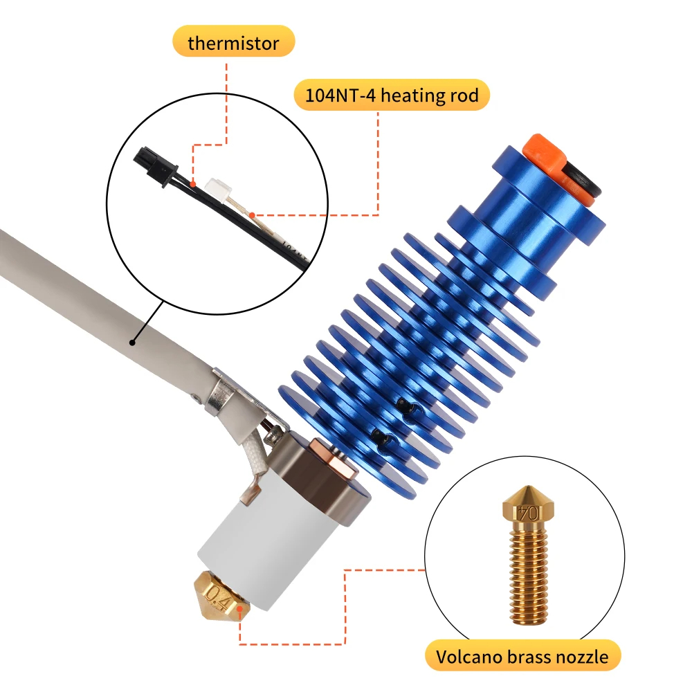 Corexy 3D Printer Kit - Volcano Hotend Kiti 24V 60W E3D