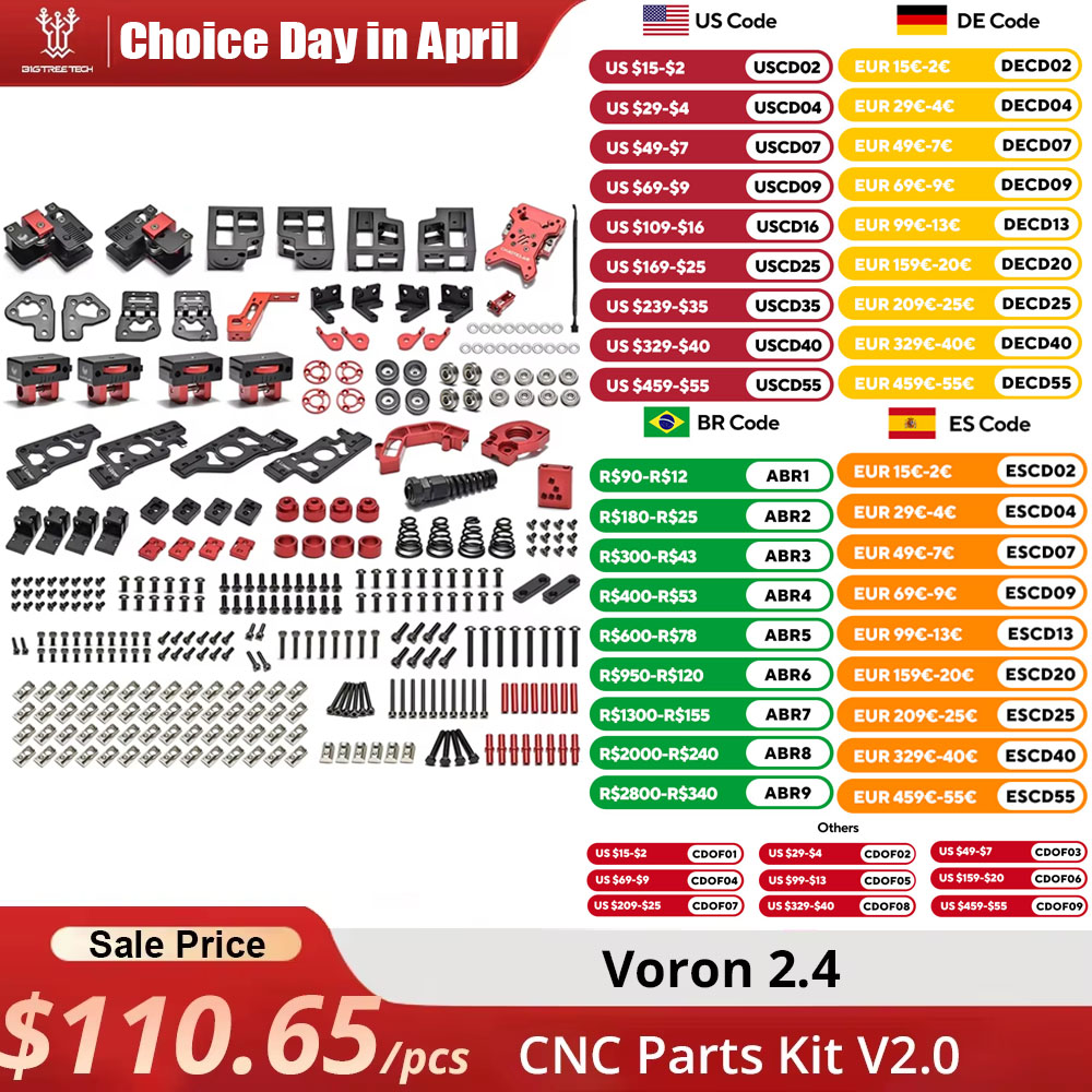 Voron Trident Full Kit - VORON 2.4 CNC parça kiti V2.0