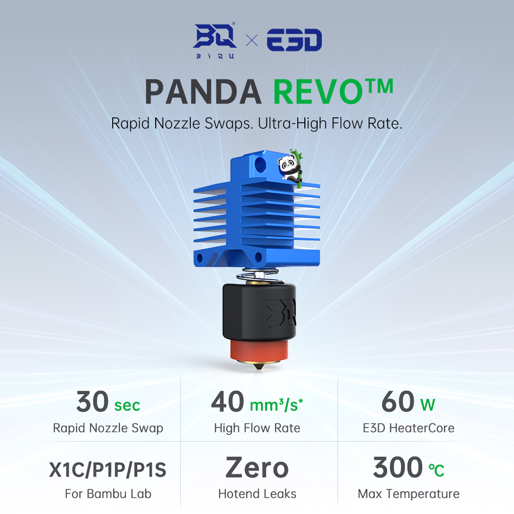 BIGTREETECH Panda revo P1 X1 H - High Flow Ceramic Hotend incelemesi ve fiyatı