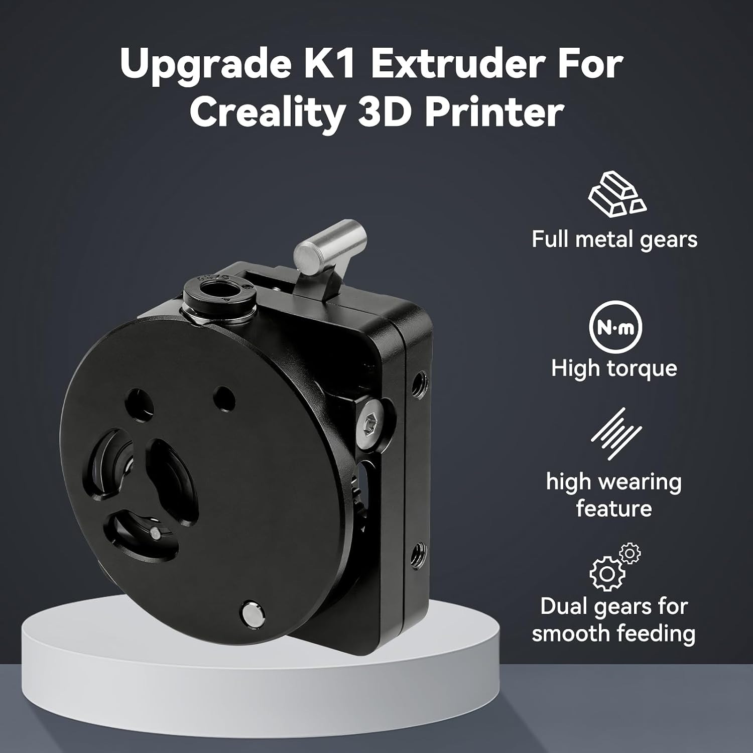 K1/K1 Max/K1C/SE Ekstrüder, Ge - Direct Drive Dual Gear Extruder High Speed incelemesi ve fiyatı