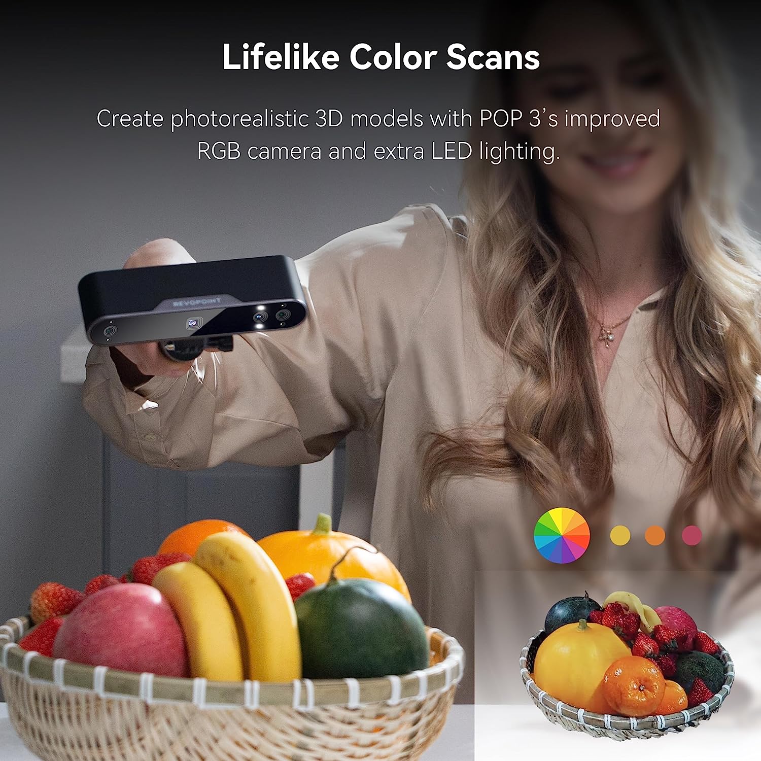 Revopoint POP 3 yüksek hassasi - Handheld 3D Scanner High Precision incelemesi ve fiyatı